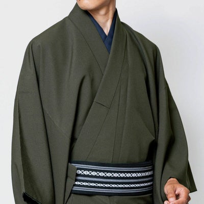 男着物 洗える ちりめん 袷