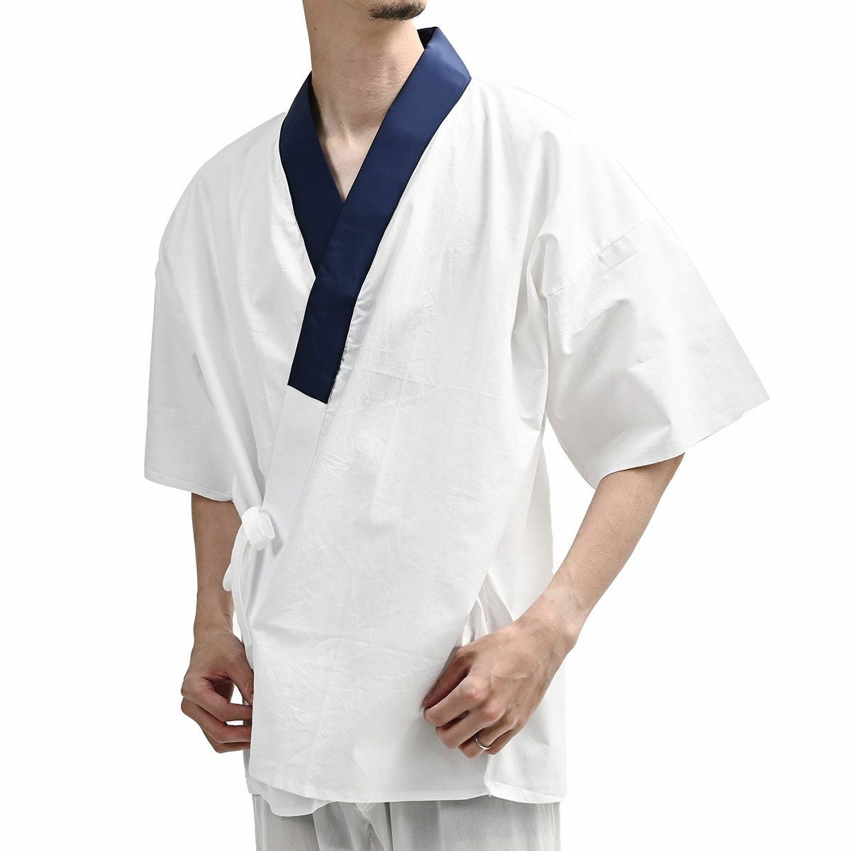 半襦袢 メンズ 洗える 紺 160cm～165cm位対応 | 男着物の加藤商店《公式》