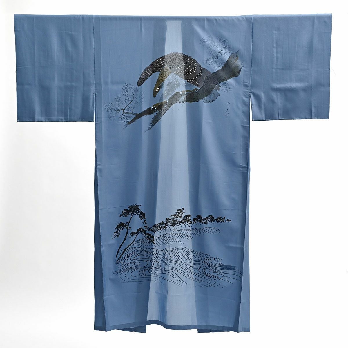 裏勝りの長襦袢 紺衿