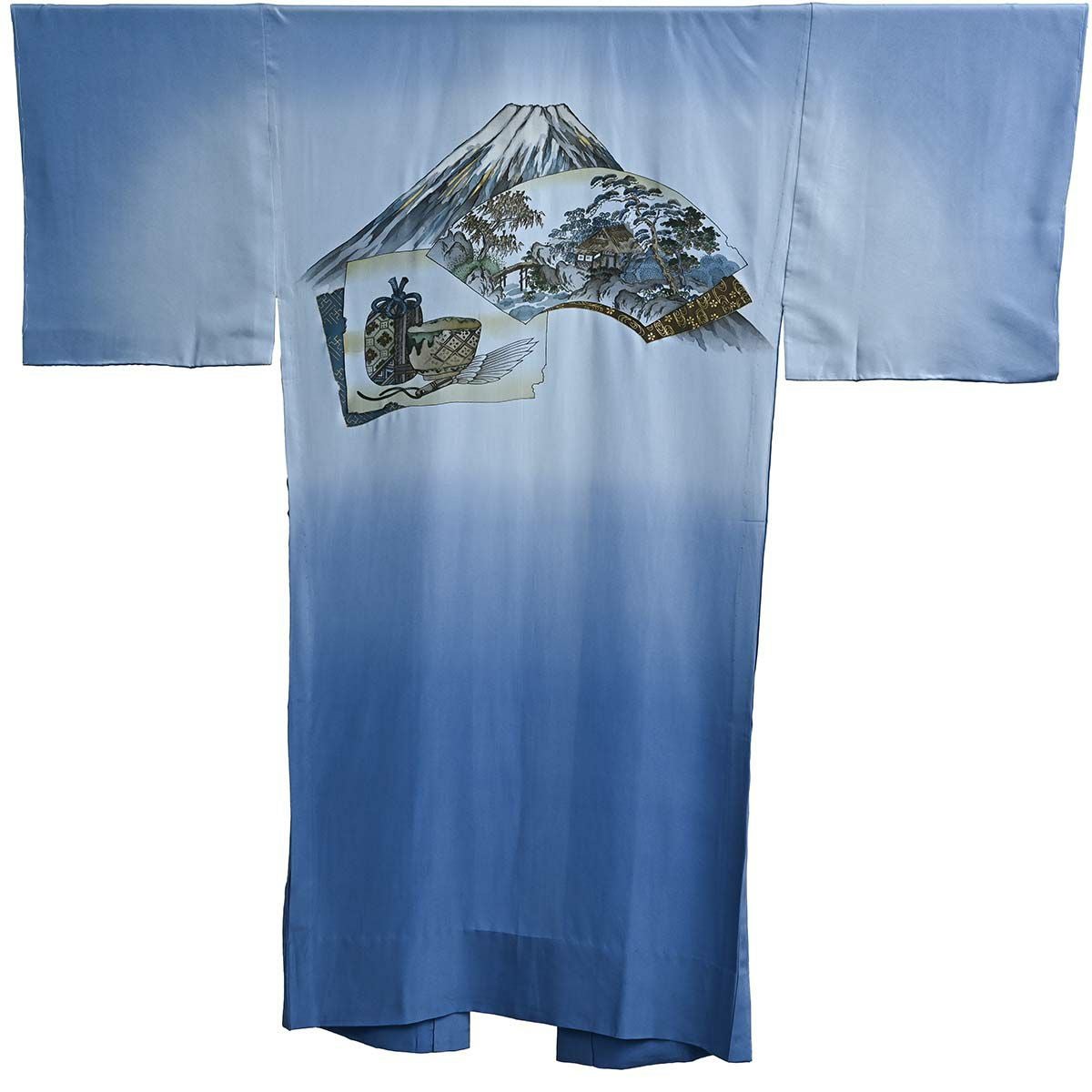 正絹長襦袢 絵画調