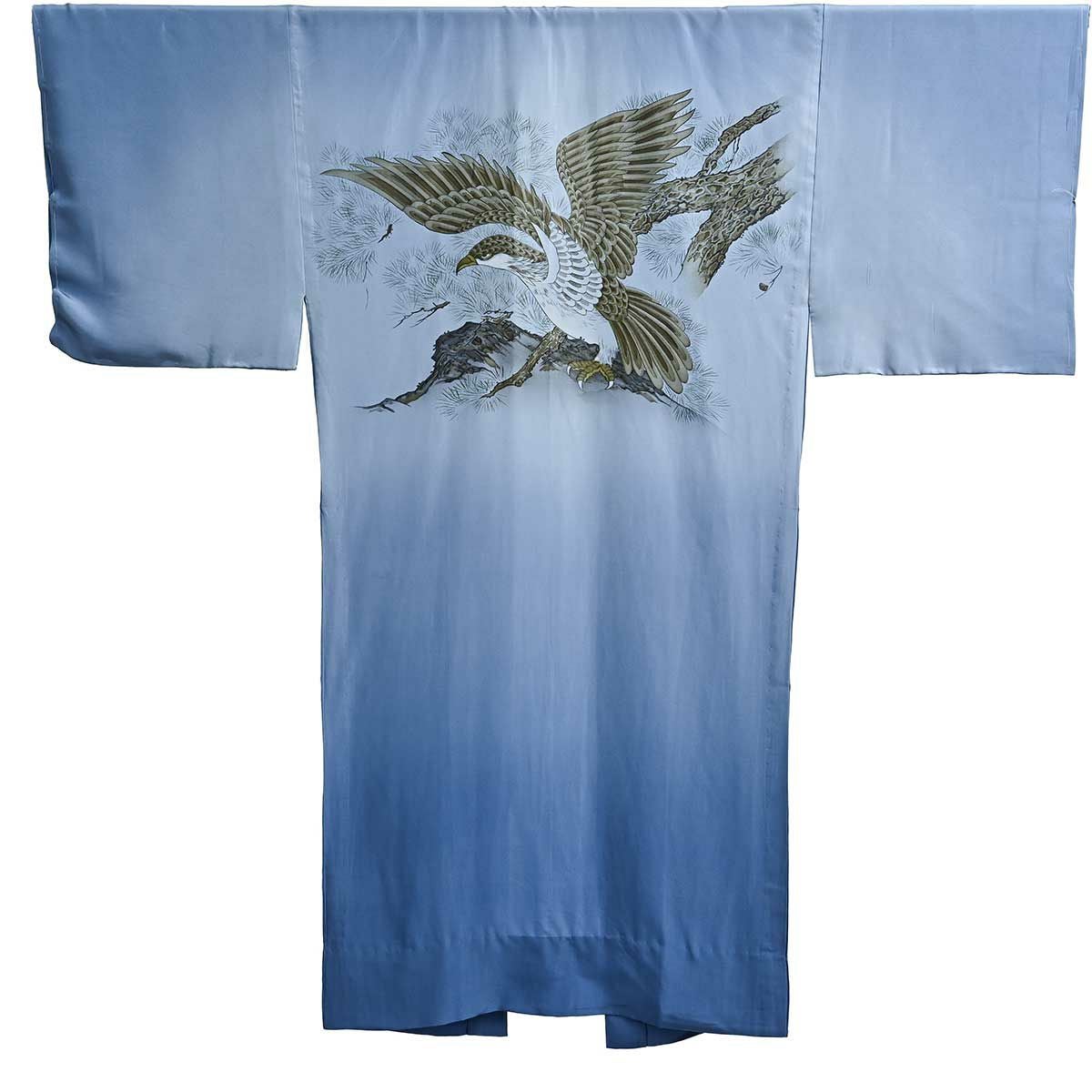 長襦袢 正絹 絵画調