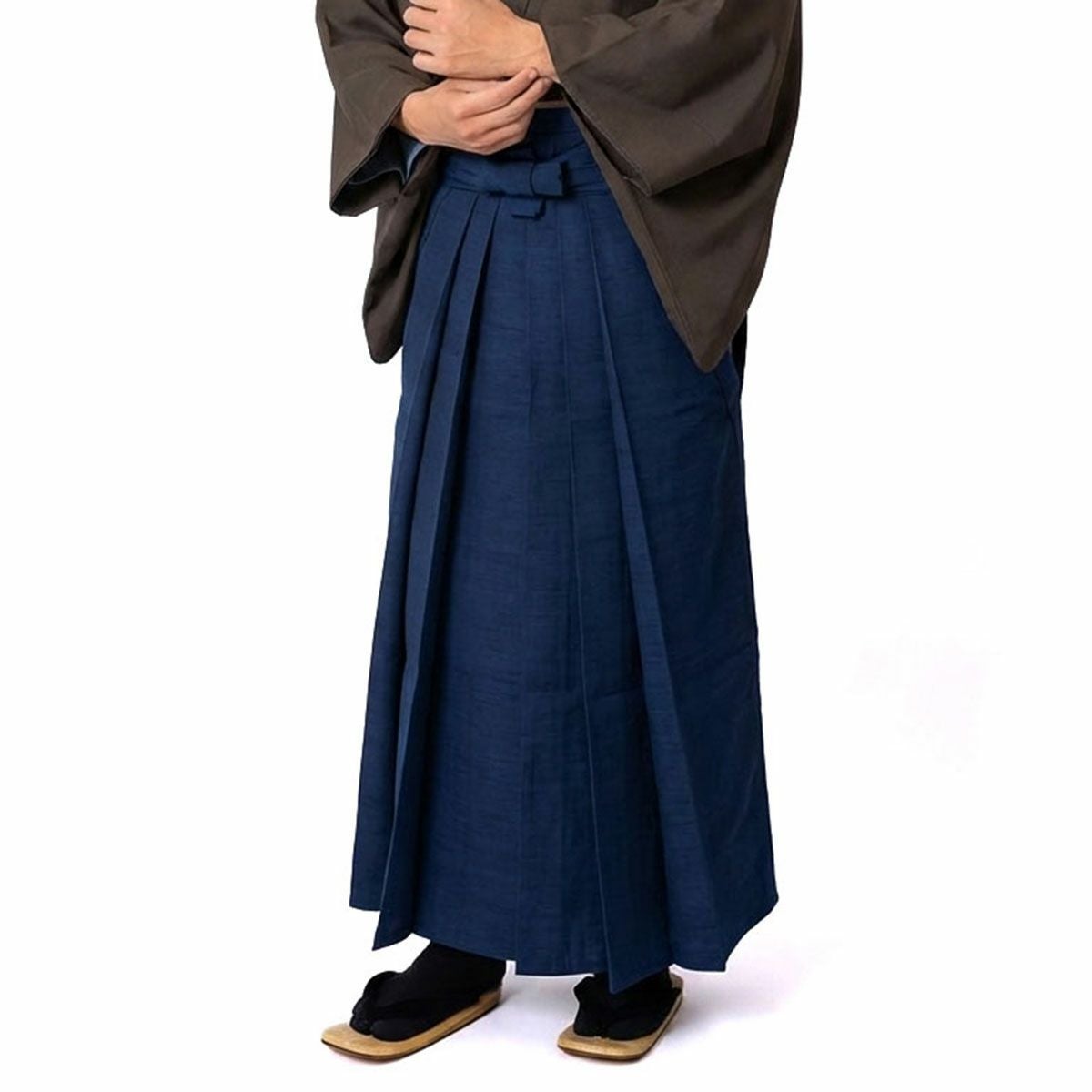 正絹袴 精好仙台平 行燈袴 縞 青 165cm前後対応 | 男着物の加藤商店