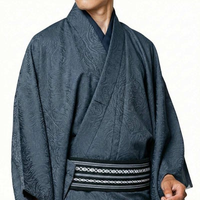 男着物 単衣 小紋