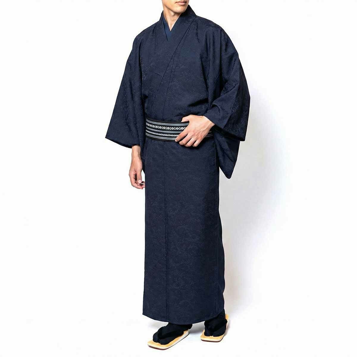 男着物 洗える テイジン 小紋