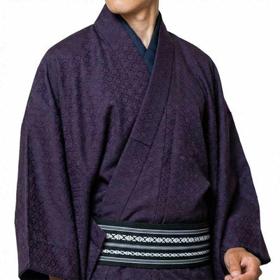 男着物 洗える テイジン 小紋
