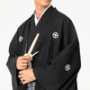 黒紋付 羽織 袷 丸に十字