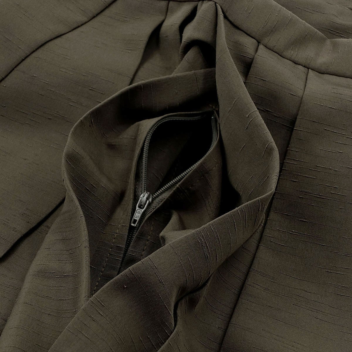 馬乗り袴 無地 紬 黒紺