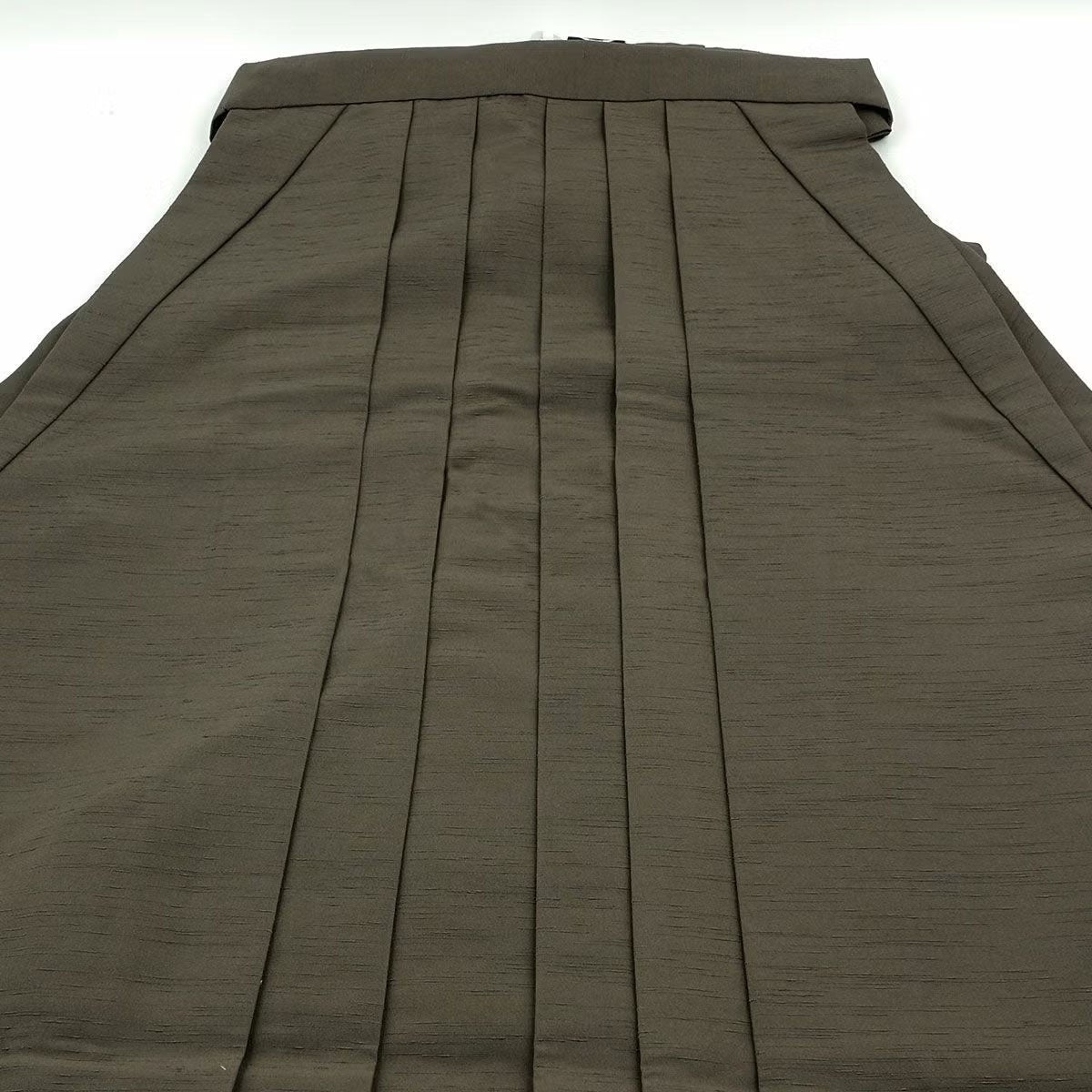 馬乗り袴 無地 紬 黒紺