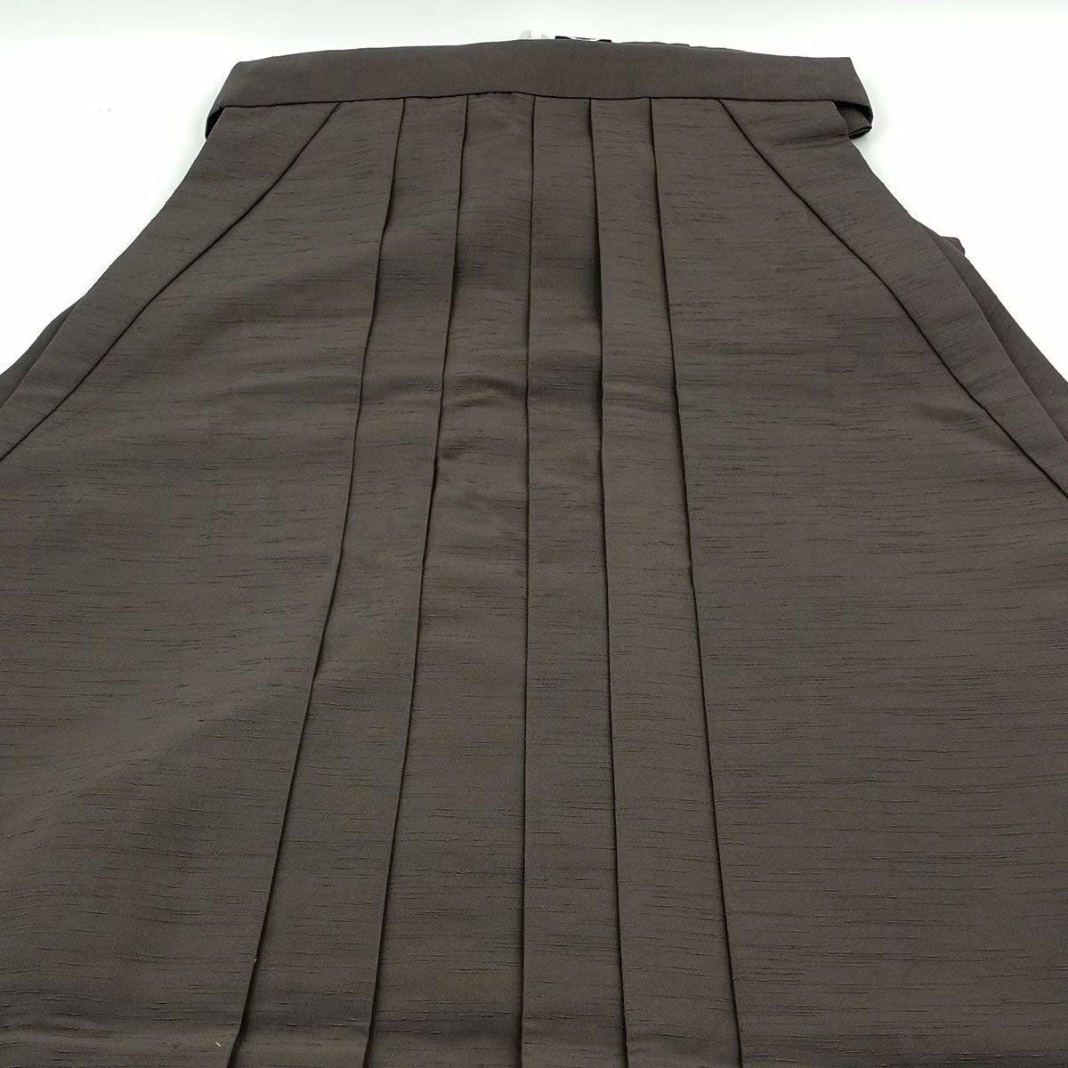 馬乗り袴 無地 紬 黒紺