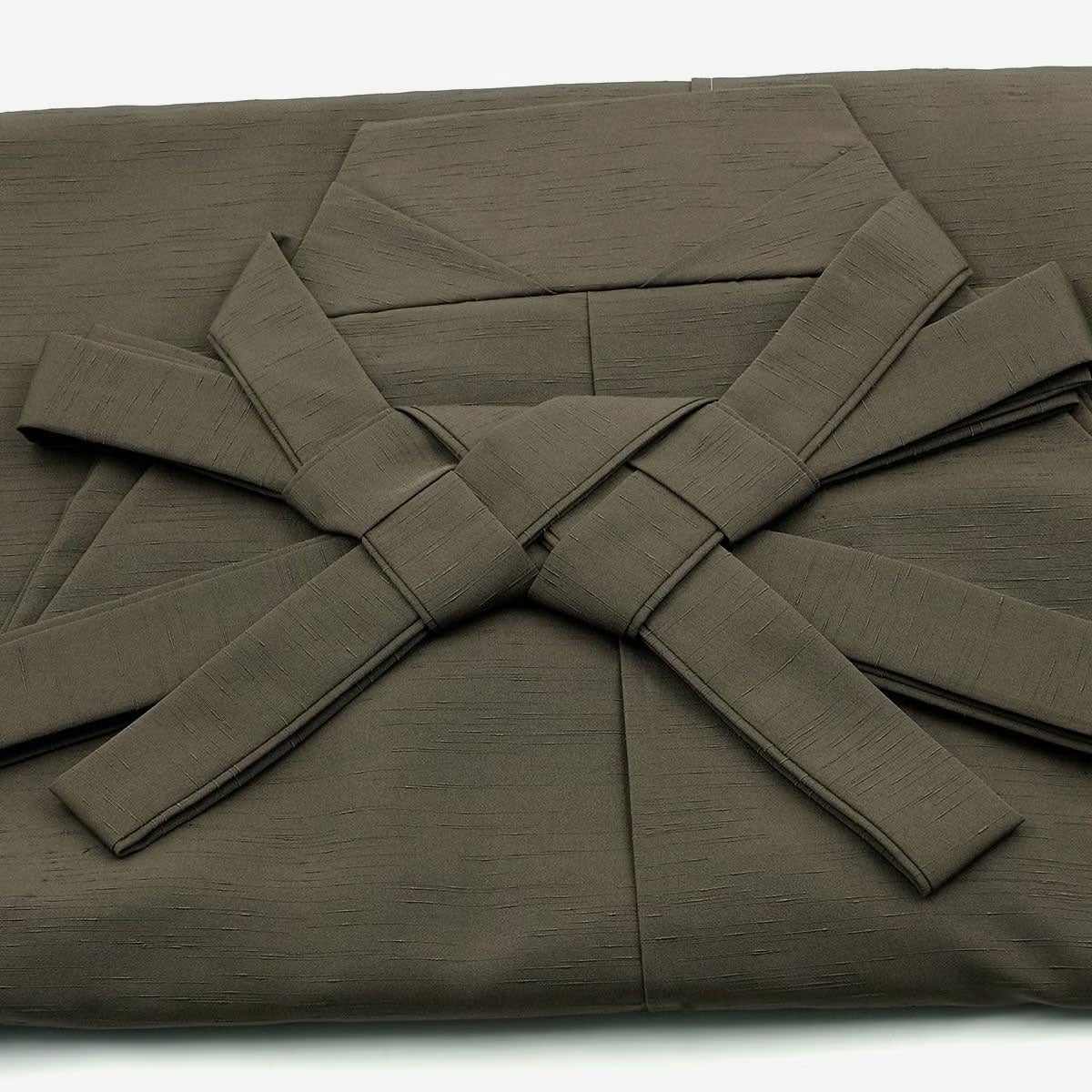 馬乗り袴 無地 紬 黒紺