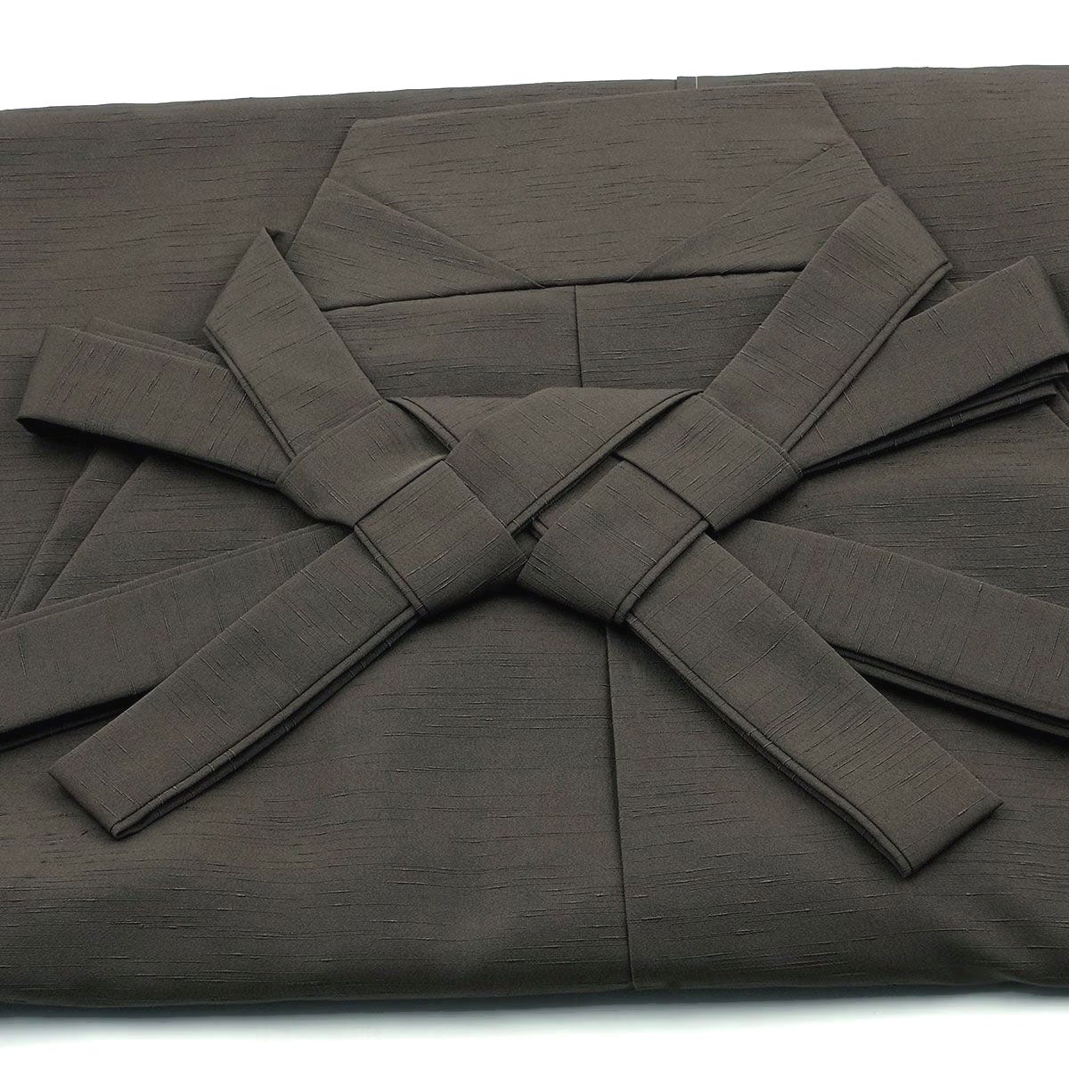 馬乗り袴 無地 紬 黒紺