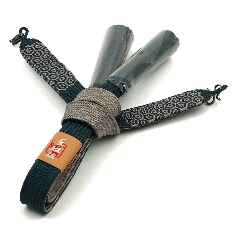 羽織紐 正絹 手組紐 平打ち