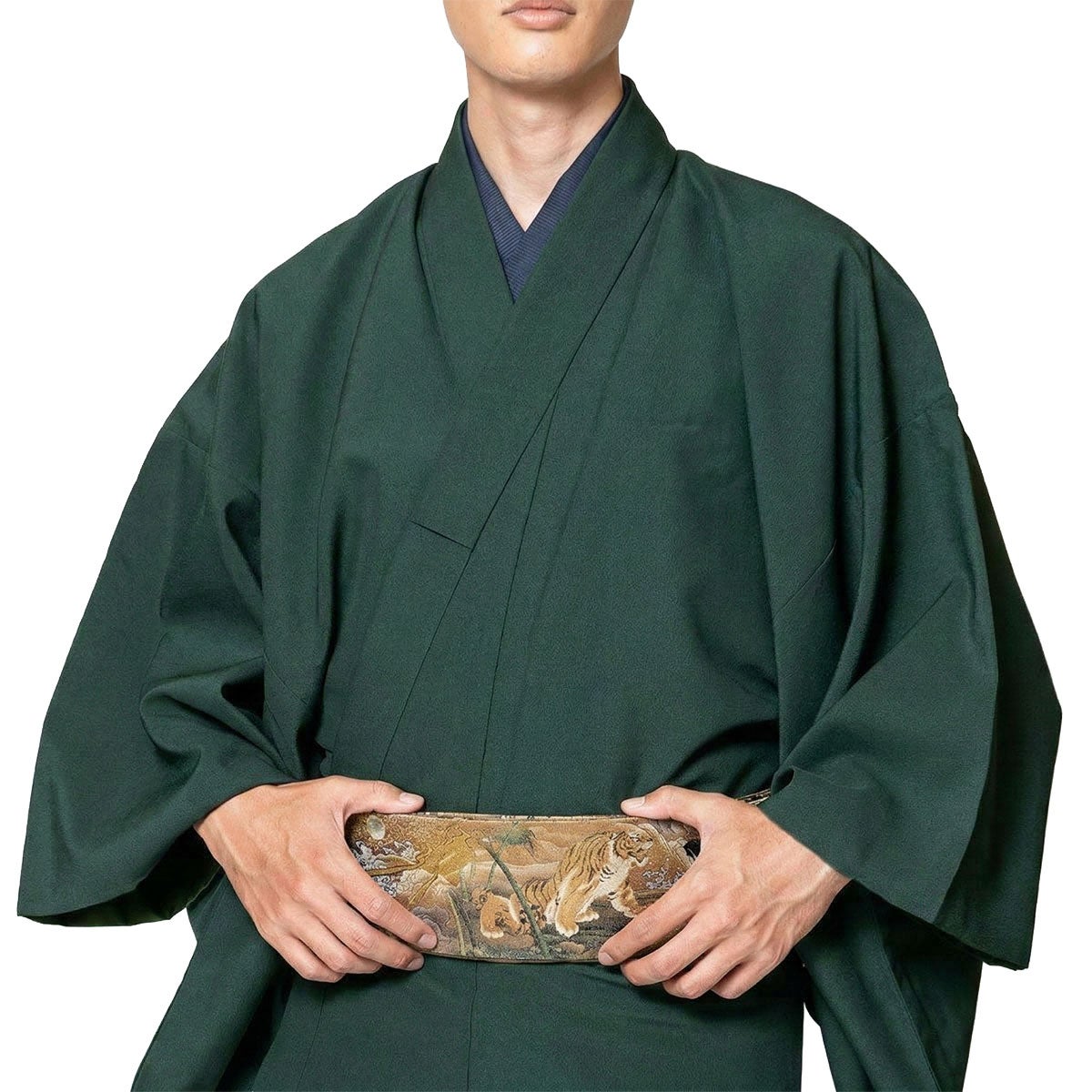 角帯 絹 西陣織 リバーシブル