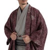 洗える着物 江戸小紋 花丸唐草