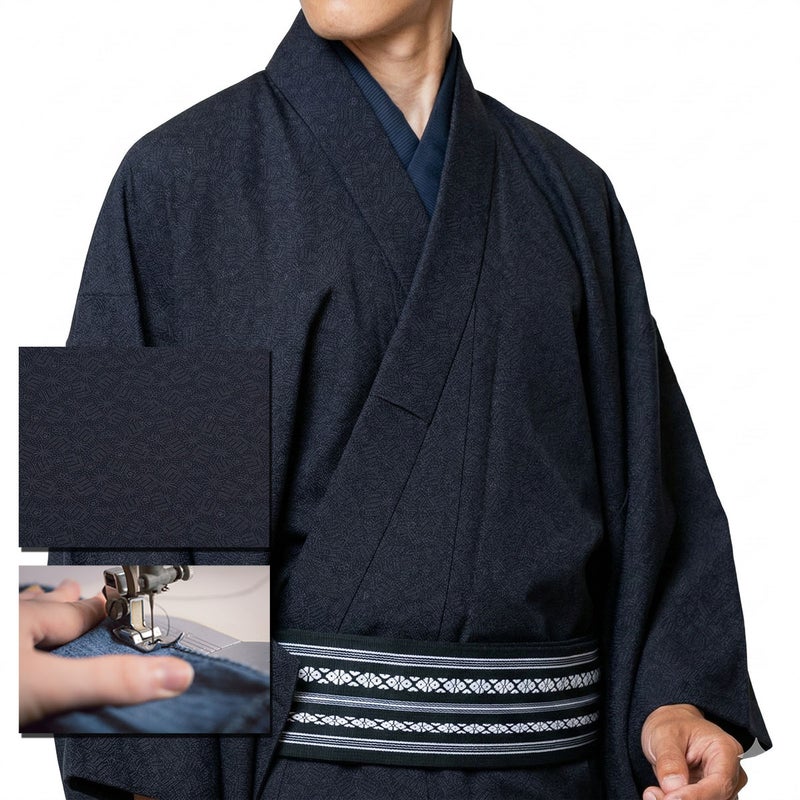 洗える着物 江戸小紋 源氏香