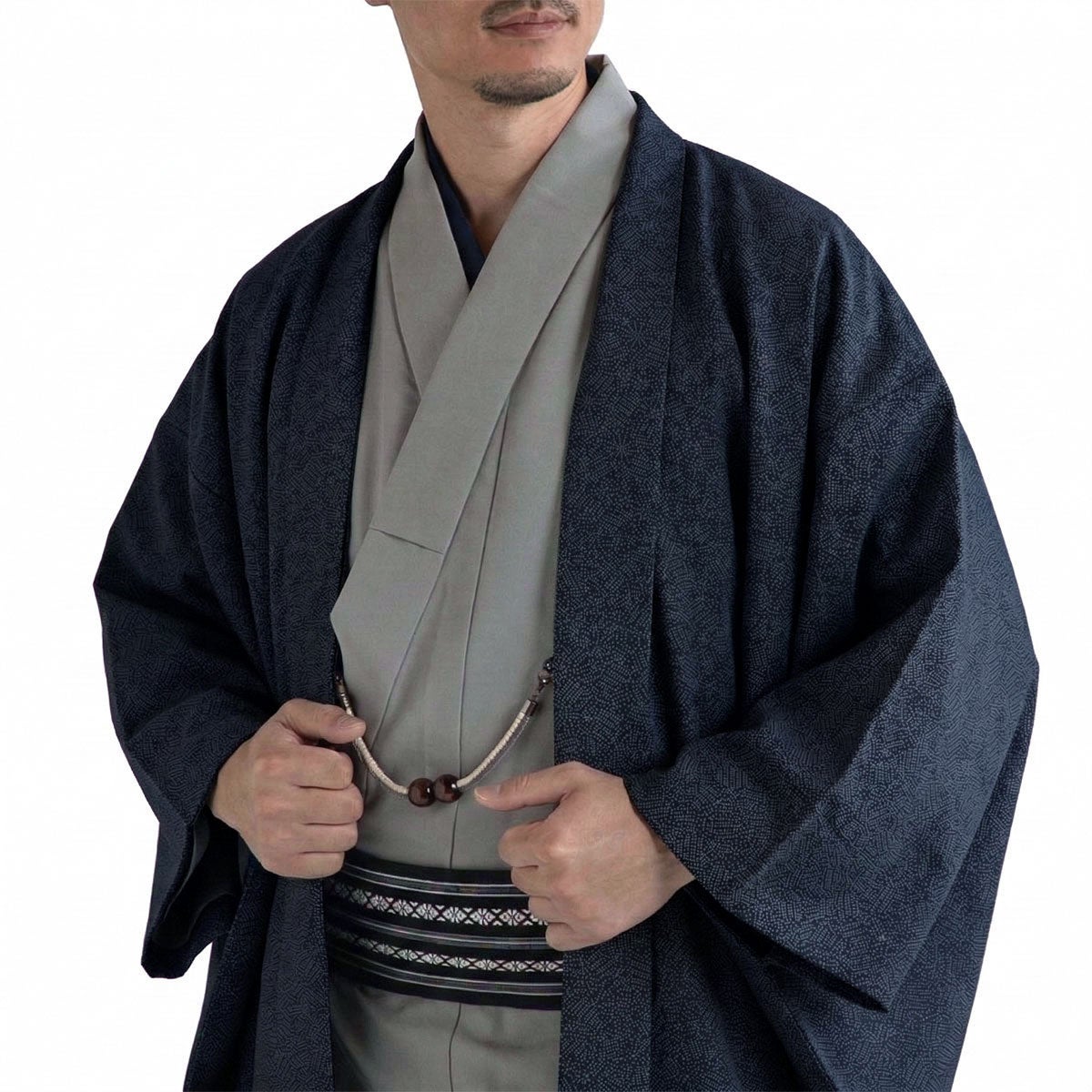 男性着物,洗える着物