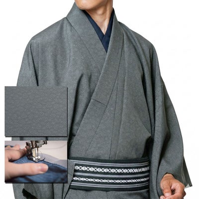 洗える着物 江戸小紋 源氏香