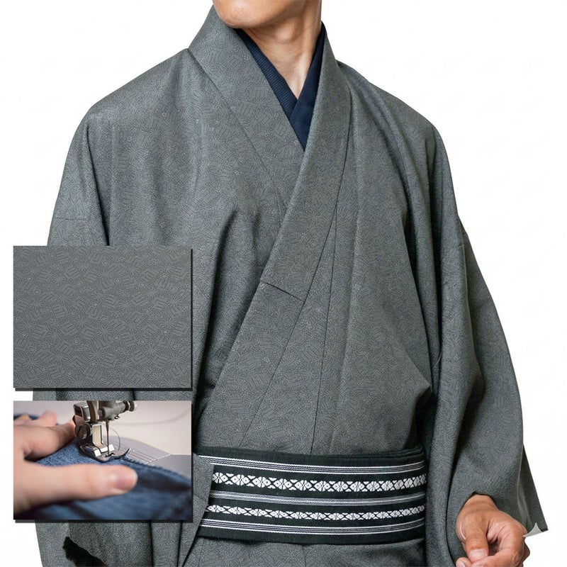 洗える着物 江戸小紋 源氏香