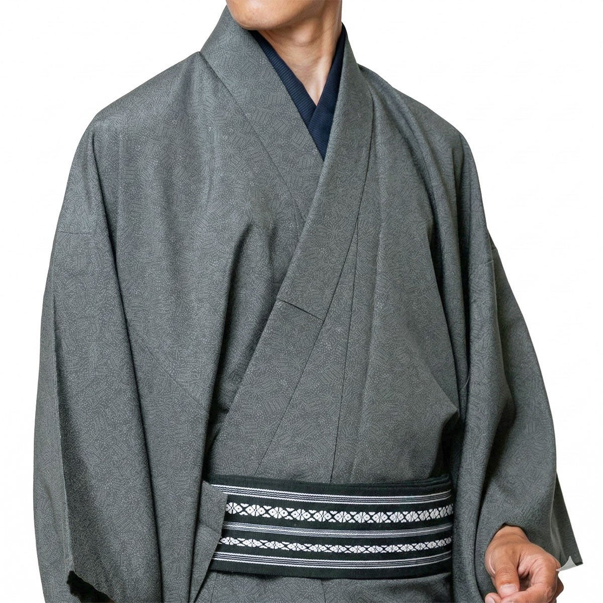 男性着物,洗える着物