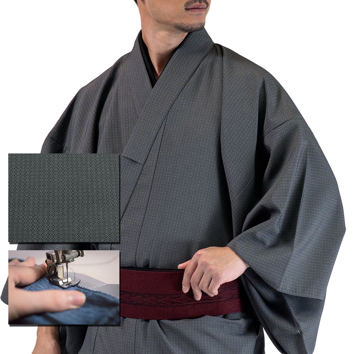 洗える着物 江戸小紋 お召十