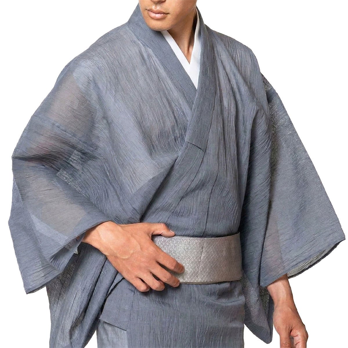 浴衣 夏着物 小千谷縮 本麻