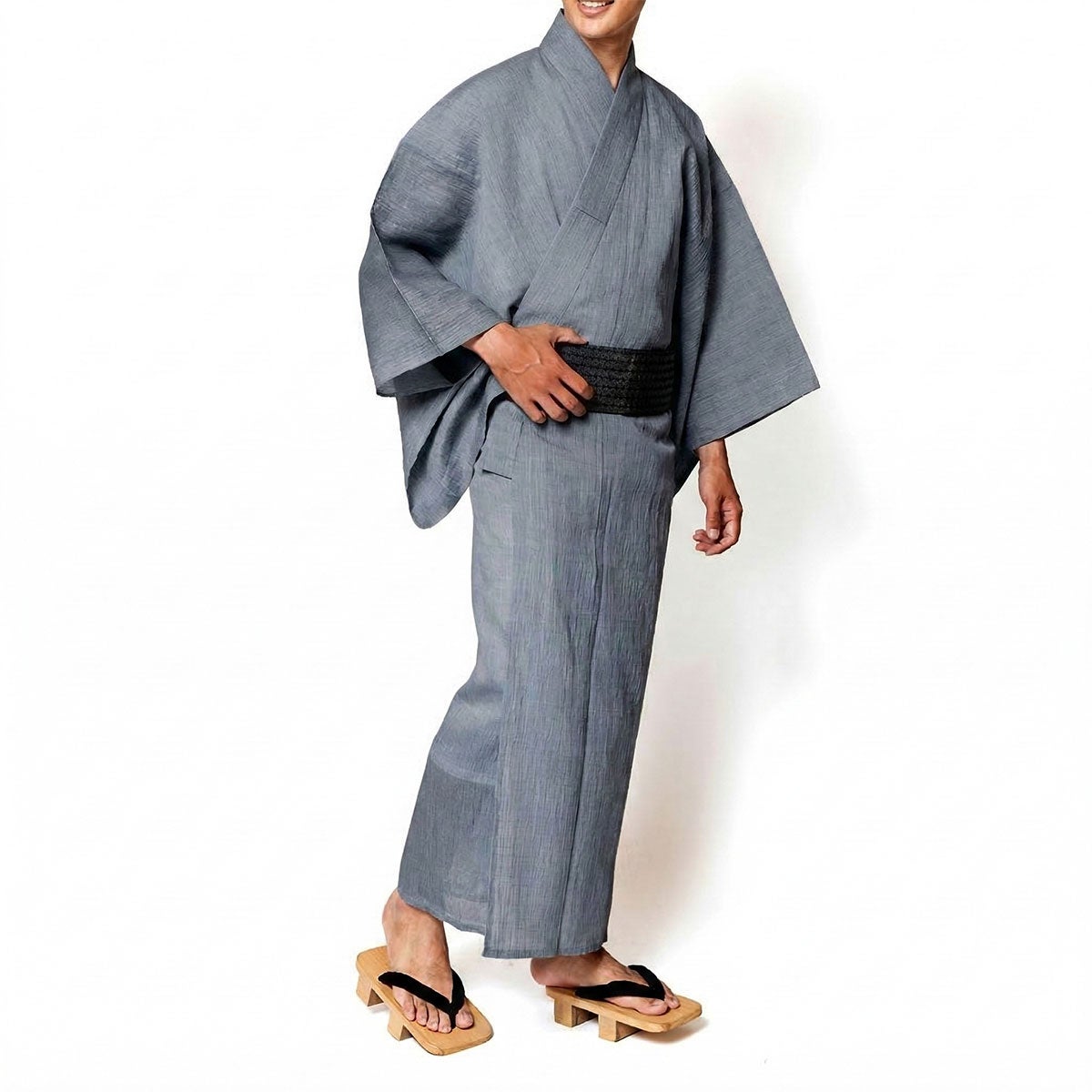 浴衣 夏着物 小千谷縮 本麻