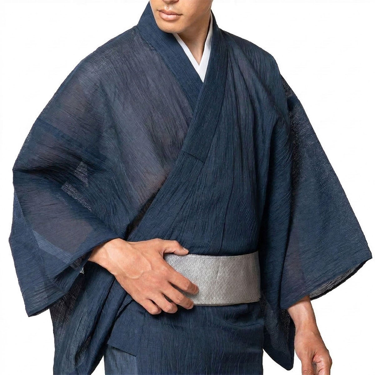 浴衣 夏着物 小千谷縮 本麻