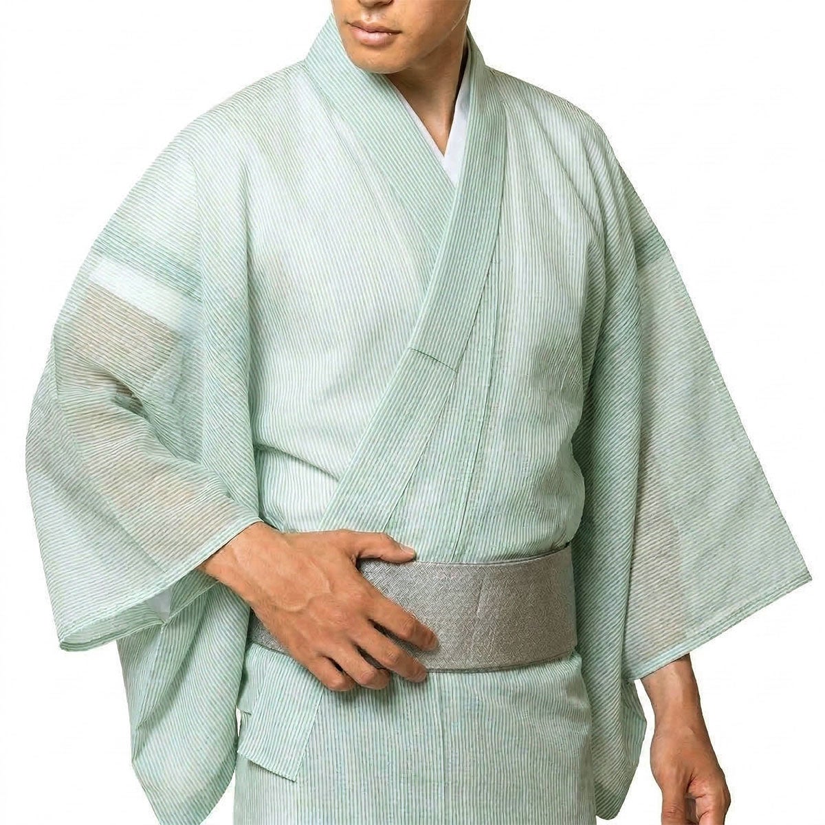 小千谷ちぢみ メンズ浴衣 夏着物