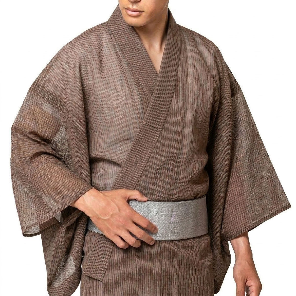 小千谷ちぢみ メンズ浴衣 夏着物