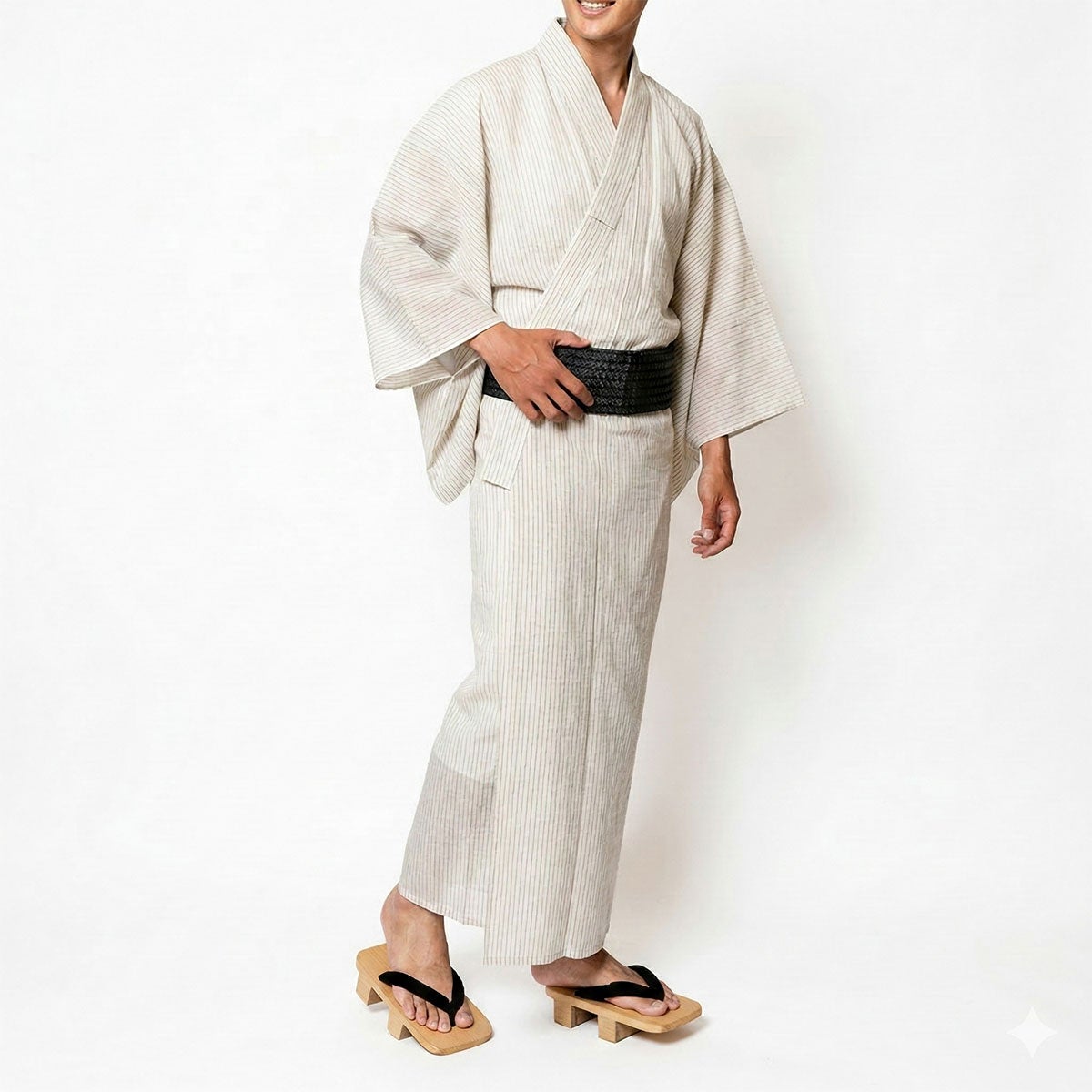 浴衣 夏着物 小千谷縮 本麻