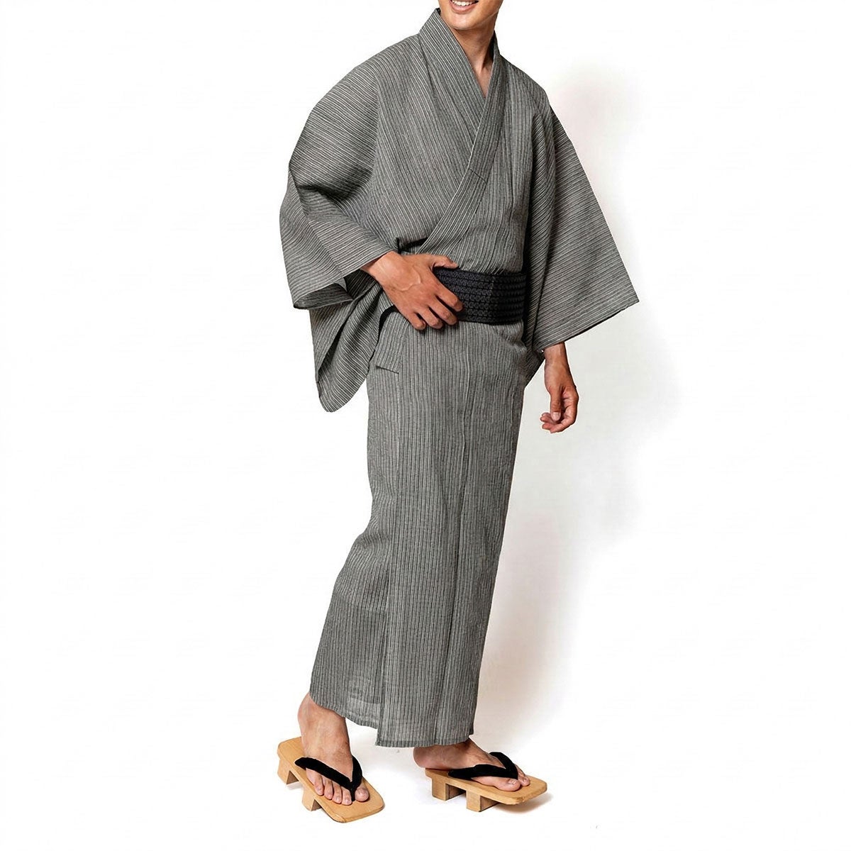浴衣 夏着物 小千谷縮 本麻