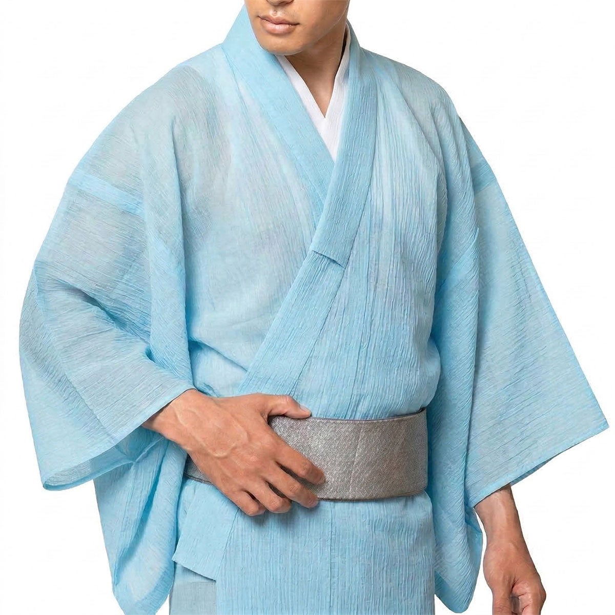 小千谷ちぢみ メンズ浴衣 夏着物