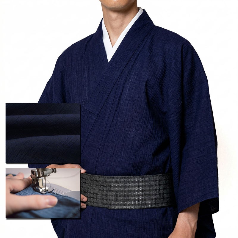 近江ちぢみ 夏着物 麻の着物