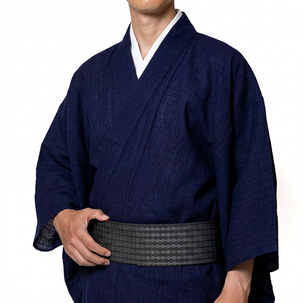 近江ちぢみ メンズ浴衣 夏着物