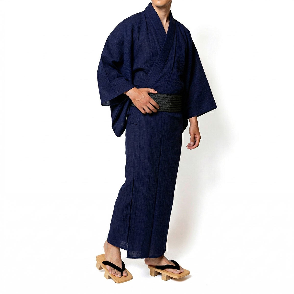 近江ちぢみ メンズ浴衣 夏着物