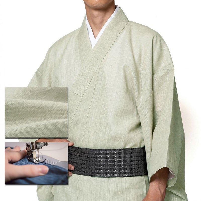 近江ちぢみ 夏着物 麻の着物