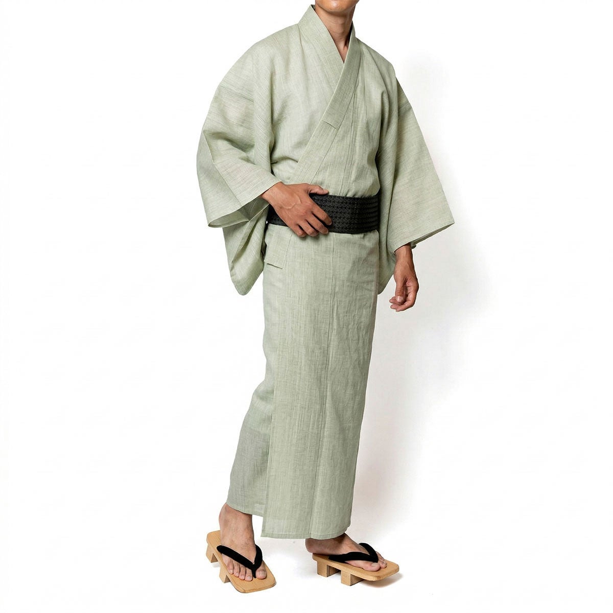 近江ちぢみ 夏着物 麻の着物