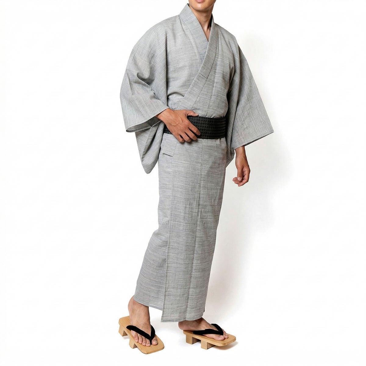 近江ちぢみ メンズ浴衣 夏着物