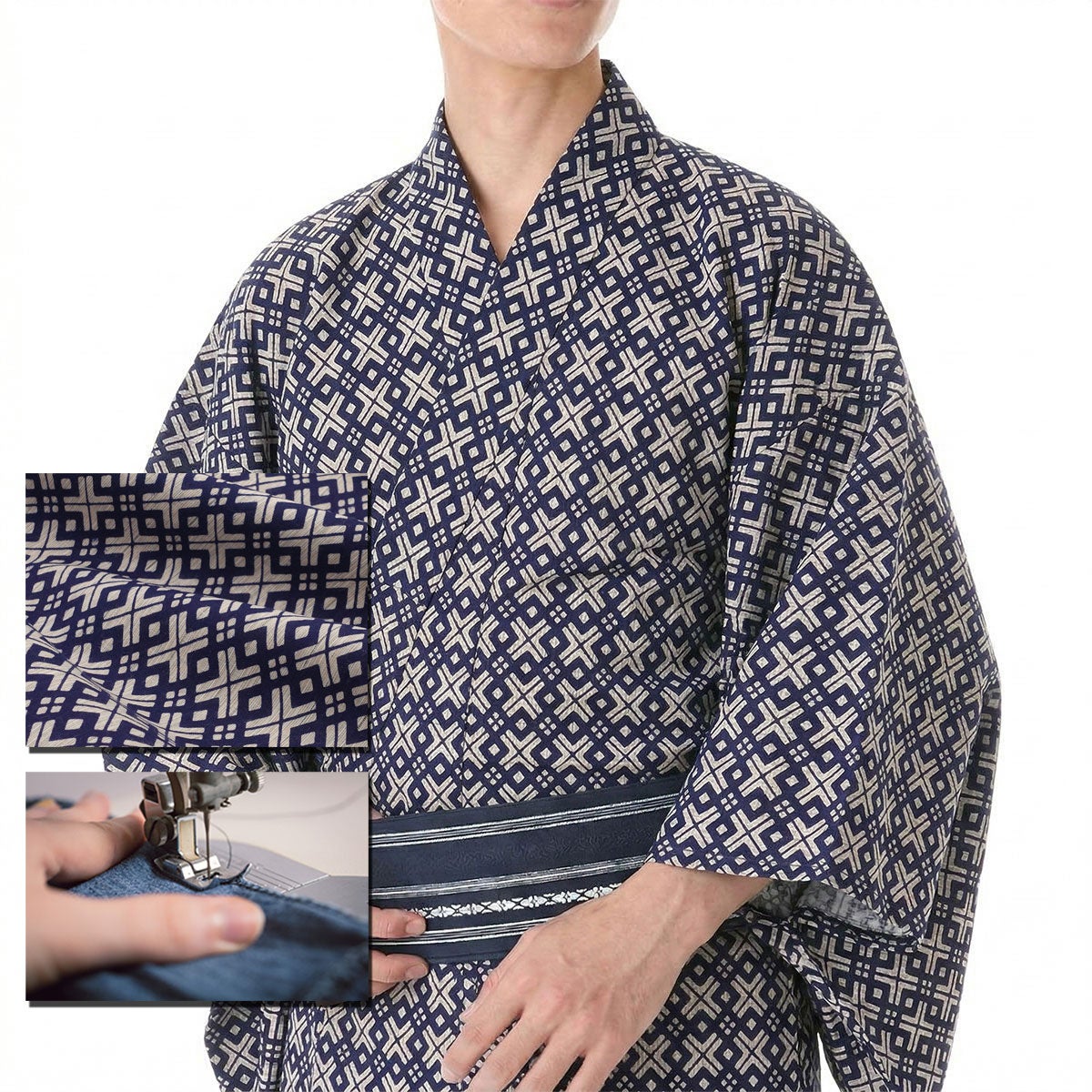 浴衣 注染 綿麻