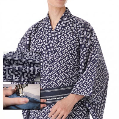 浴衣 注染 綿麻しじら