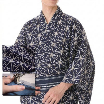 浴衣 注染 綿麻しじら