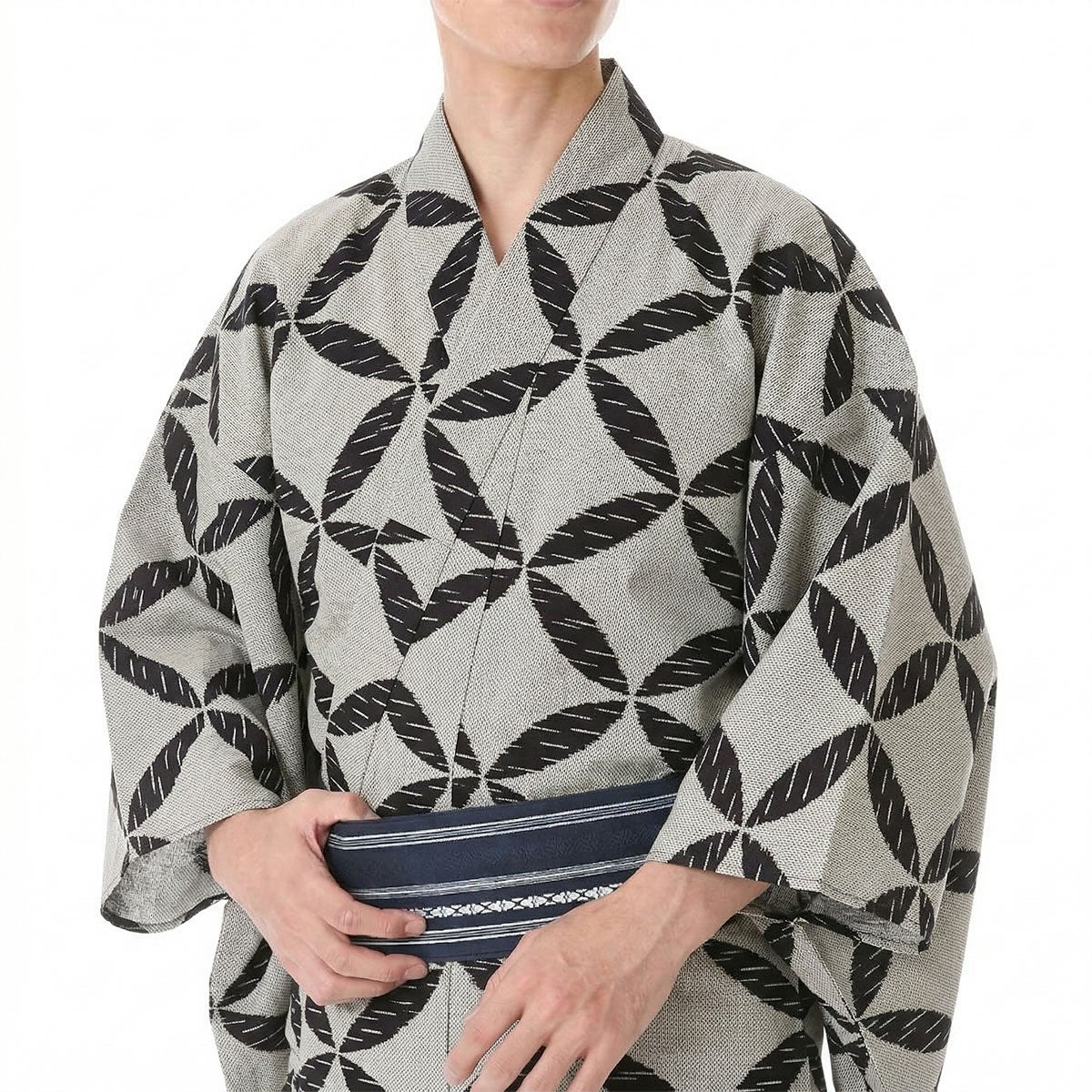 浴衣 注染 刺子 綿麻しじら