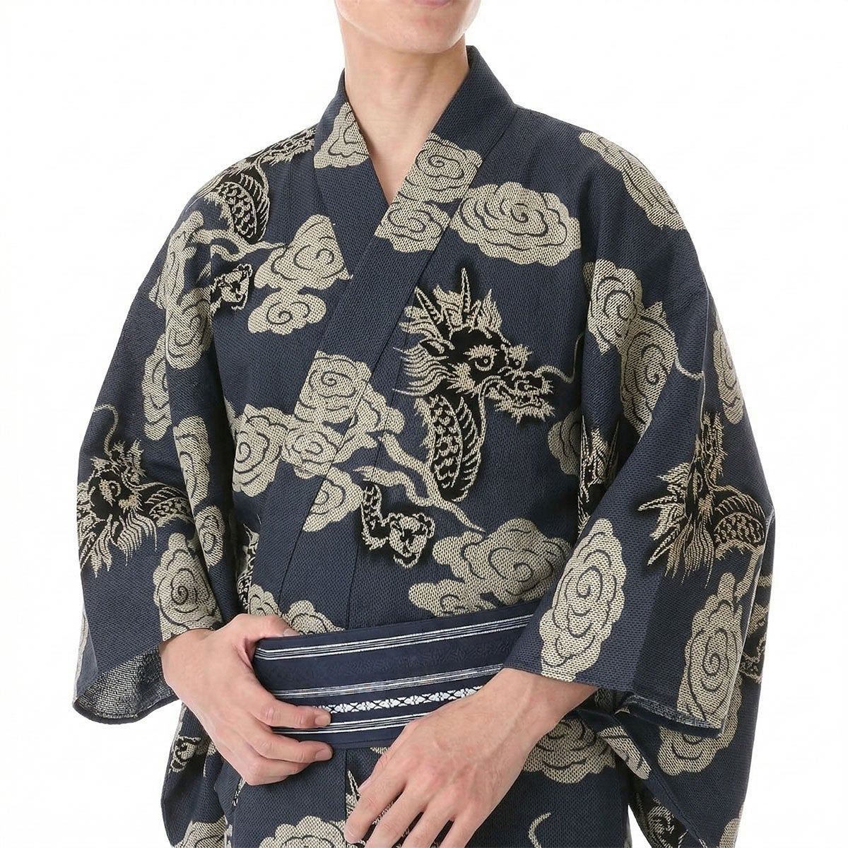 浴衣 注染 刺子 綿麻しじら