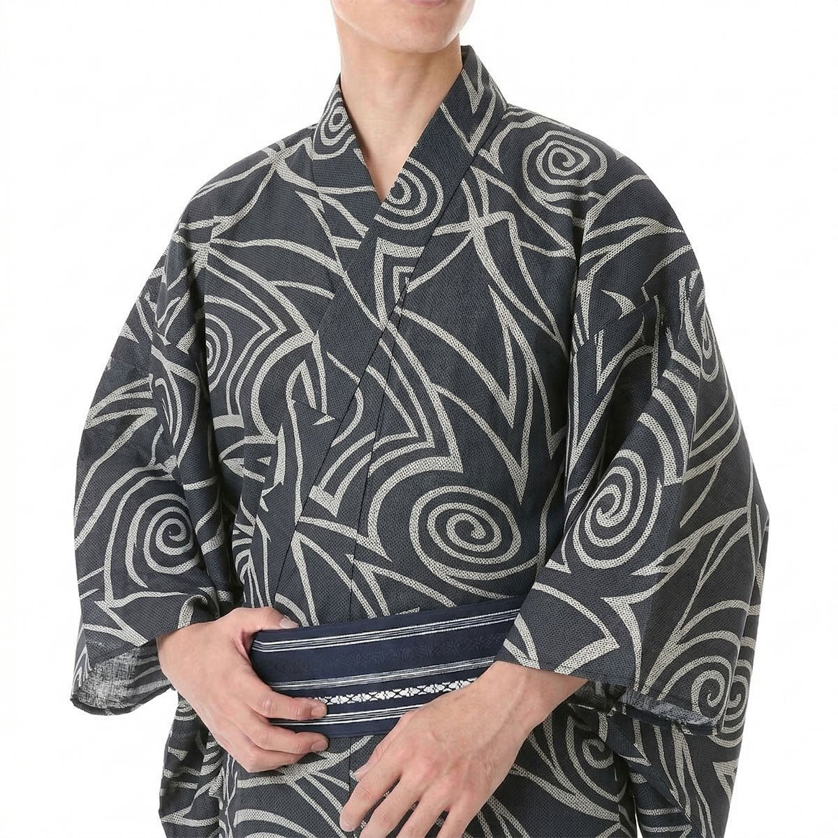 浴衣 注染 刺子 綿麻しじら