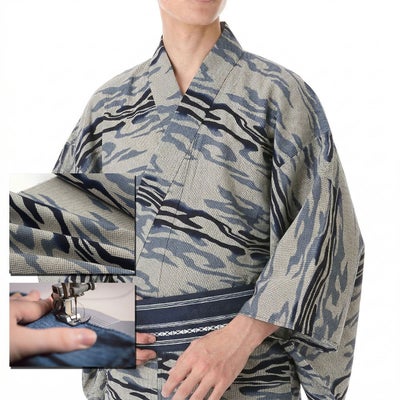 浴衣 注染 刺子 綿麻しじら