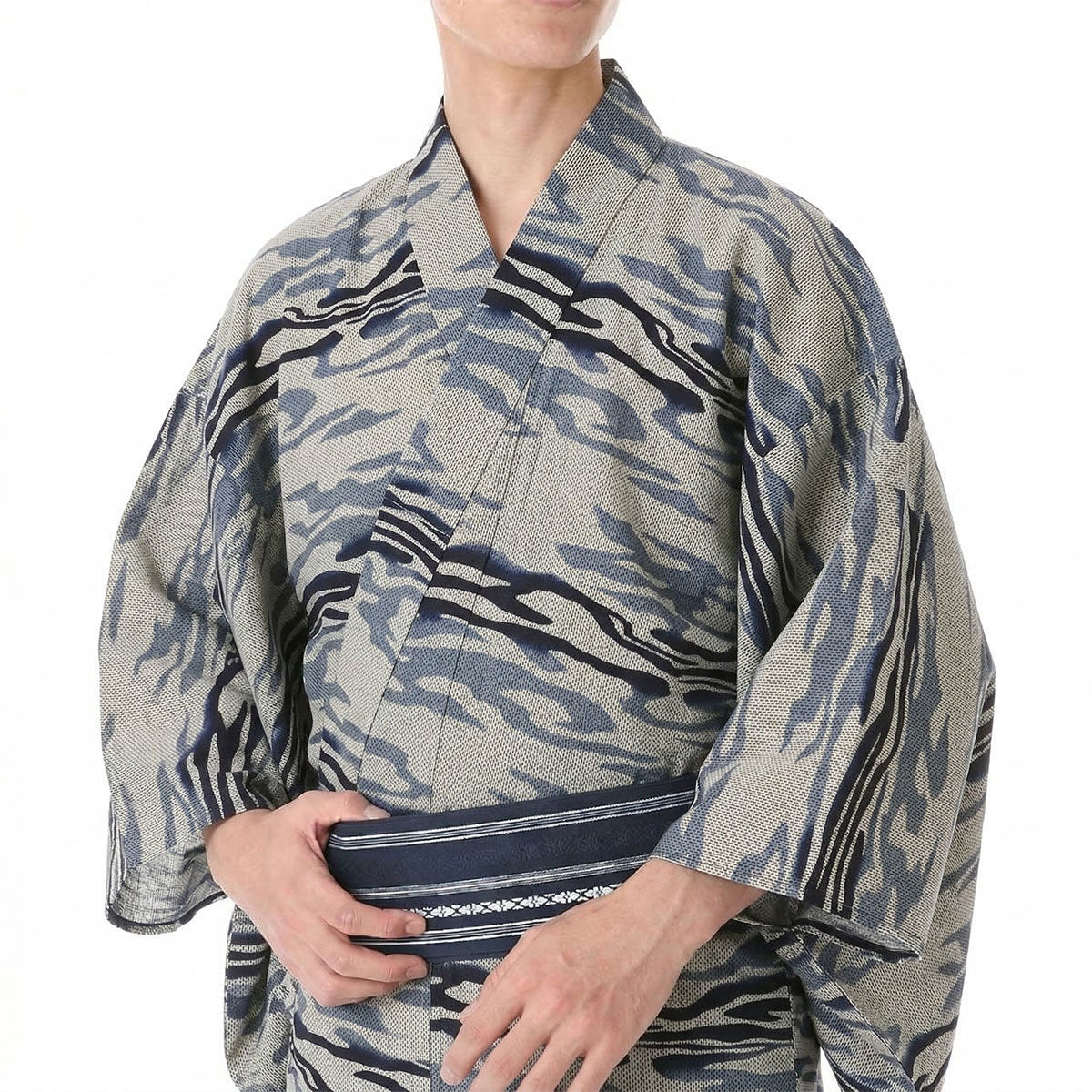 浴衣 注染 刺子 綿麻しじら