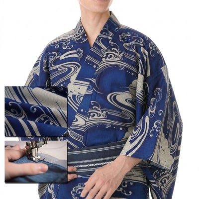 浴衣 注染 刺子 綿麻しじら