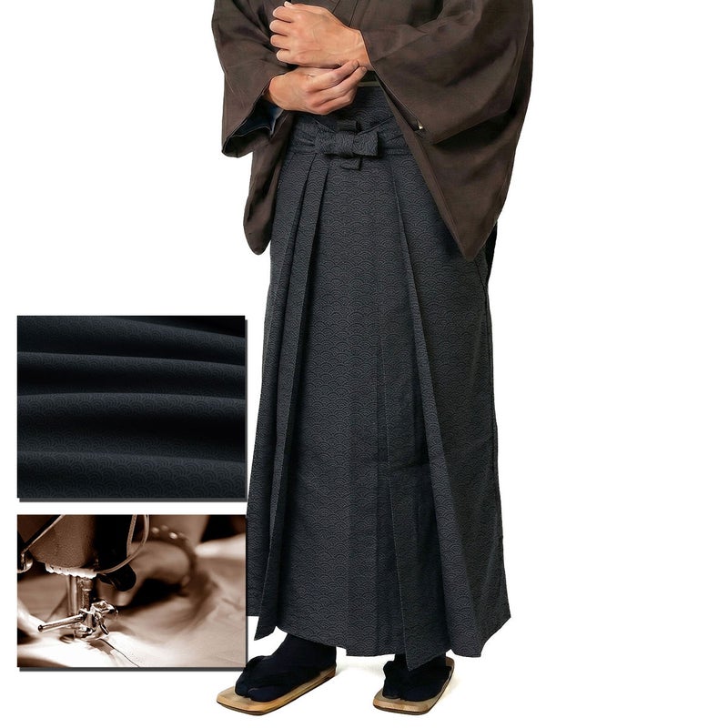 正絹袴 仕立てオーダー 青海波