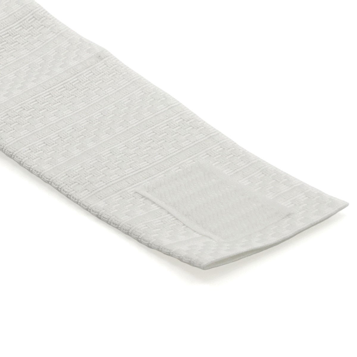 作り帯 ワンタッチ帯 結び帯 ドビー織 白