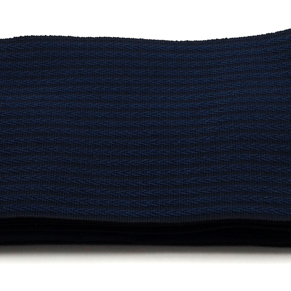 作り帯 ワンタッチ帯 結び帯 ドビー織 矢羽根 濃紺